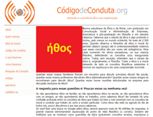 Tablet Screenshot of codigodeconduta.org